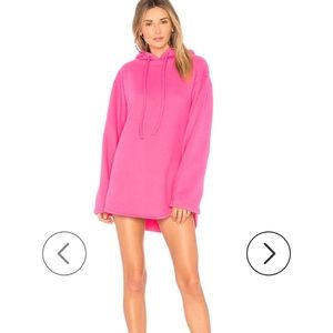 Alma Hooded Dress Pink